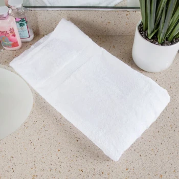 Oxford Belleeza 27" x 54" 100% Ringspun Cotton Bath Towel 15 lb. - 36/Case