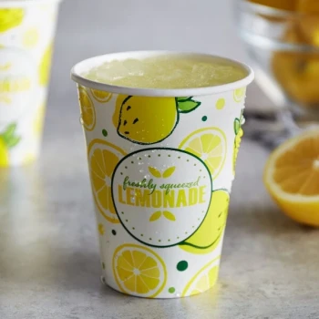 Carnival King 12 oz. Poly Paper Lemonade Cup - 50/Pack