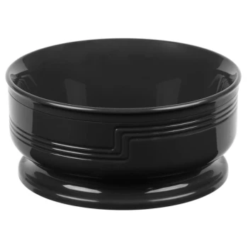 Cambro MDSB16110 Shoreline Collection Black 16.9 oz. Entree Bowl - 48/Case