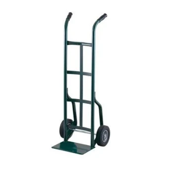Harper 800 lb. Dual Handle Steel Hand Truck with 10" x 3 1/2" Pneumatic Wheels 20T16