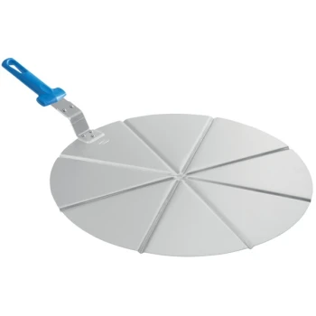 GI Metal 19" Aluminum 8 Portion Pizza Tray with Polymer Handle AC-PCPT50