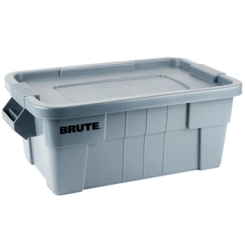 Rubbermaid® FG9S3000 BRUTE 14 Gallon Gray NSF Tote with Lid