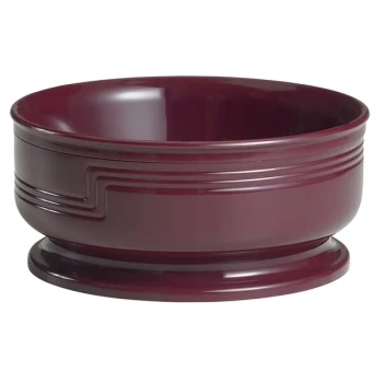 Cambro MDSB16487 Shoreline Collection Cranberry 16.9 oz. Entree Bowl - 48/Case