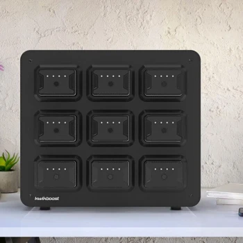 Luxor KBEP-BASE9 KwikBoost EdgePower 9-Bay Base Charging Station