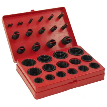 AllPoints 851100 O-Ring Kit; Buna-N (Gray); 30 Sizes; 382 Rings