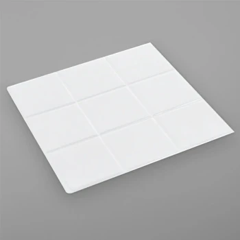 Bon Chef 52001PWHT EZ Fit White Sandstone Half-Size Tile