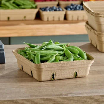 Choice 2 Qt. Pulp Produce Basket - 200/Case