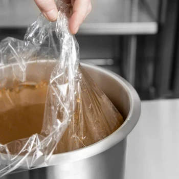 LK Packaging 9 & 11 Qt. Round PTL Pan Liner - 200/Case