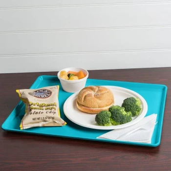 Cambro 1418D105 14" x 18" Horizon Blue Dietary Tray - 12/Case