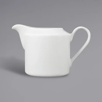 Zwiesel Fortessa Ilona 5 oz. Bright White China Creamer - 48/Case