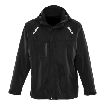 RefrigiWear Black Light Weight Rainwear Jacket 9190RBLK3XL - 3XL