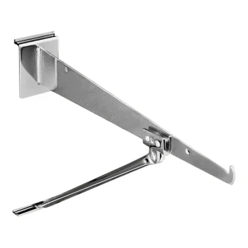 Steel Slatwall Shelf Bracket Support