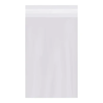 Lavex 12" x 15" 1.5 Mil Clear Resealable Polyethylene Bag - 1,000/Case