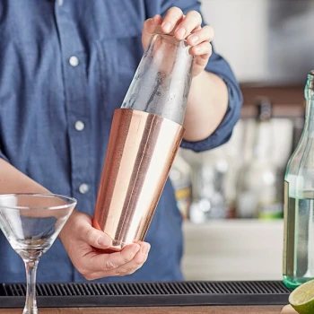 Acopa 28 oz. Copper Full Size Cocktail Shaker Tin