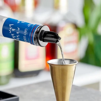 Choice Black Free Flow Liquor Pourer - 12/Pack