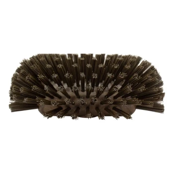 Carlisle Sparta 40043EC01 9 1/2" Brown Tank & Kettle Brush with Polyester Bristles