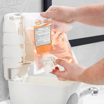 Novo Citrus Scent Ready-to-Use Foaming Antibacterial Hand Soap with 0.13% BZK Refill 1,000 mL - 6/Case