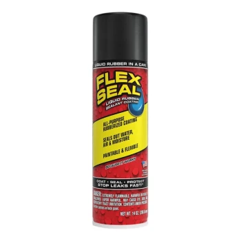Flex Seal 14 oz. Black Liquid Rubber Sealant Coating Spray FSR20 - 6/Case