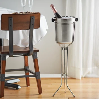 American Metalcraft CS31 28" Chrome Champagne Bucket Stand