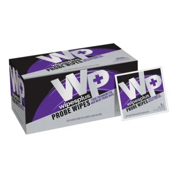 WipesPlus Probe Wipe Sachet, Thermometer Sanitizing Wipes - 100/Pack