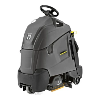 Karcher Chariot™ 2 iScrub 22 SP 1.008-073.0 22" Cordless Stand-On Cylindrical Floor Scrubber with (3) 114 Ah AGM Batteries, On-Board Charger, and Cylindrical Scrub Deck - 10 Gallon, 36V, 1,500 RPM