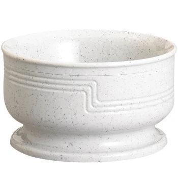 Cambro MDSB16480 Shoreline Collection Speckled Gray 16.9 oz. Entree Bowl - 48/Case