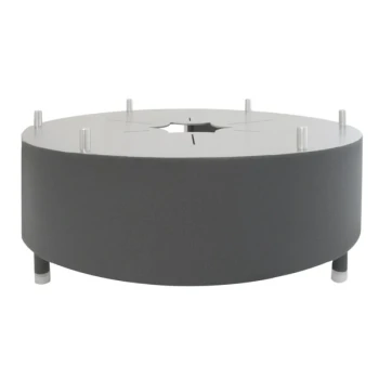 Bon Chef 12101H-NERO Stainless Steel Nero Finish High Linking Chafer Alternative - 16" x 6 1/4"