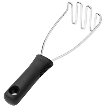 OXO 11282900 Good Grips 10 5/8" Stainless Steel Square-Faced Potato Masher