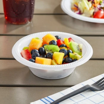 Choice 12 oz. White Plastic Bowl - 1,000/Case