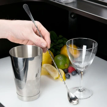 Barfly® M37010 13 3/16" Stainless Steel Japanese Style Bar Spoon