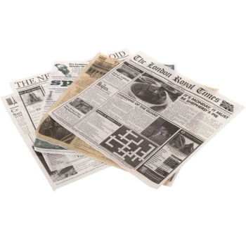 GET Enterprises 4-Tvariety 12" x 12" Newsprint Liner Variety Pack - 1,000/Case