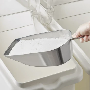 Choice One Piece Flat Bottom Aluminum Scoop - 64 oz.