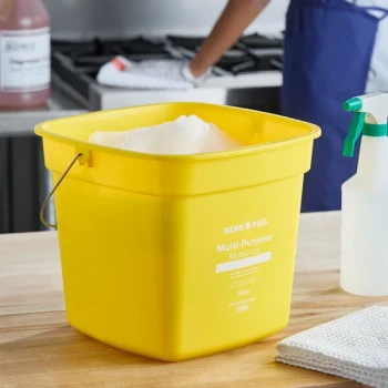 Noble King-Pail 10 Qt. Yellow Cleaning Pail