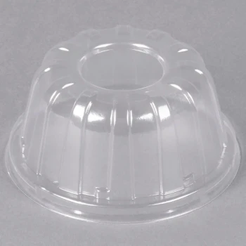 Dart 20HDLC Clear High Dome Lid with No Hole - 1,000/Case