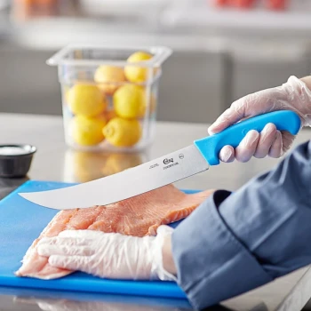 Choice 10" Cimeter Knife with Blue Handle