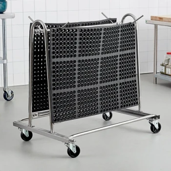 Lavex Mat Transport and Wash Cart