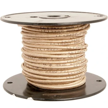 FMP 253-1366 High Temperature Wire; 12 Gauge; Tan; 100' Roll