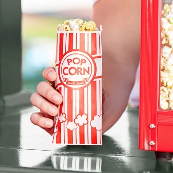 Carnival King 3" x 1 1/2" x 7" .6 oz. Popcorn Bag - 1,000/Case