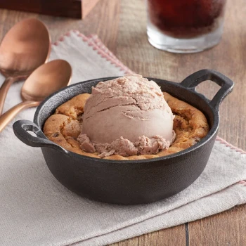 Valor 12 oz. Pre-Seasoned Mini Cast Iron Round Serving Bowl - 12/Case