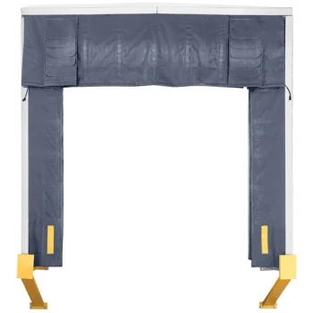 Vestil D-750-24 11' x 10' 1/2" Vinyl Dock Shelter