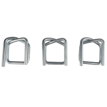Encore Packaging 1 1/4" Heavy-Duty Galvanized Clear Wire Buckle for Cord Strapping - 250/Case