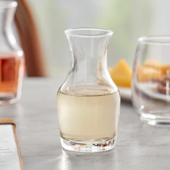 Acopa 6 oz. Customizable Glass Carafe - 12/Case