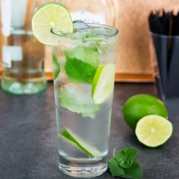 Libbey 15715 Endeavor 16 oz. Customizable Stackable Cooler Glass - 12/Case