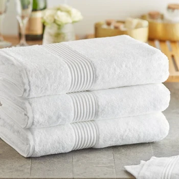 Lavex Luxury 30" x 60" 100% Combed Ring-Spun Cotton Bath Sheet 20 lb. - Sample